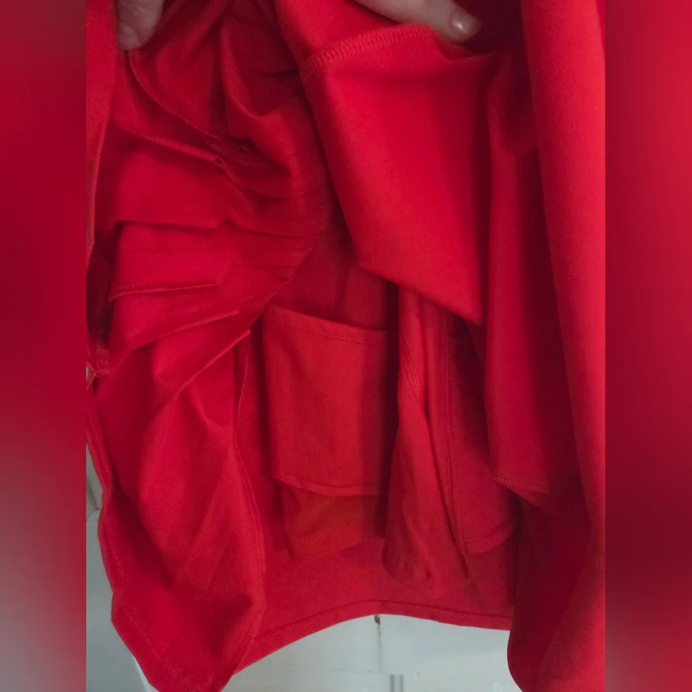 Calia Golf Tennis Dress In Fresh Red - Picture 8 of 9